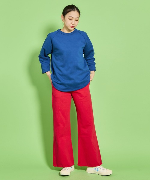 WALLA SPORT トレーナー スウェット 9oz FLEECE 3/4 BASEBALL