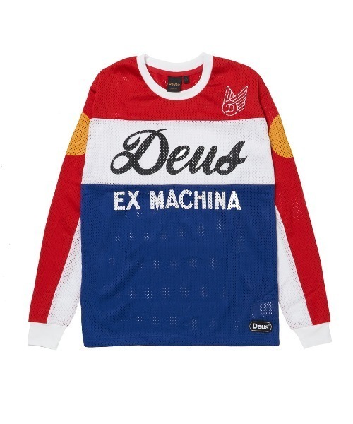 デウスエクスマキナ メッシュロンT / SABER MOTO JERSEY DEUS EX MACHINA ジャージ SABER MOTO JERSEY メンズ : ZOZOTOWN