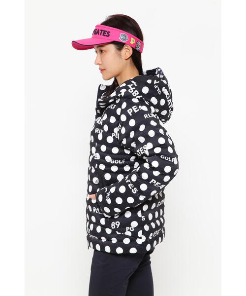 ❣️新品❣️42,800円❗️韓国PEARLY GATESブルゾンジャケット PEARLY GATES ブルゾン アウター 「PEARLY GATES」ドット×ロゴ柄