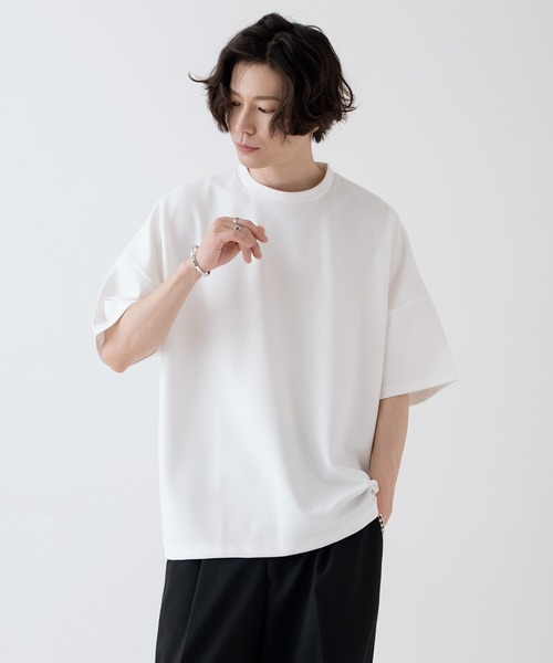 NULL tシャツ 「NULL」ポンチ ドルマンスリーブ 半袖Tシャツ メンズ