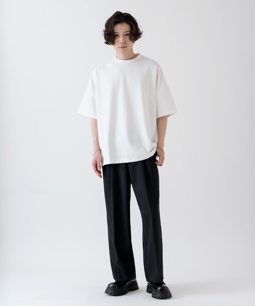NULL tシャツ 「NULL」ポンチ ドルマンスリーブ 半袖Tシャツ メンズ