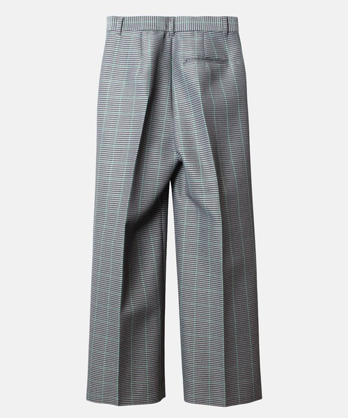 LE CIEL BLEU パンツ チェックジップパンツ / Check Zip Pants