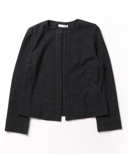 【新品】New Yorker ニューヨーカー ノーカラージャケット 19 NEWYORKER ジャケット ノーカラージャケット バルキーツィード