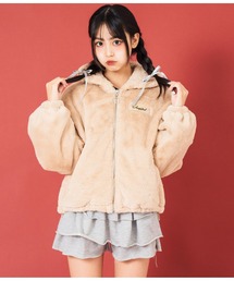 ANAP GiRL ブルゾン アウター ファーパーカーブルゾン キッズ