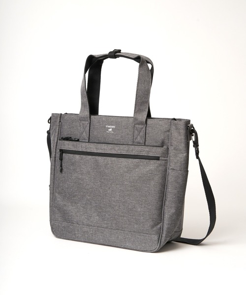 ikka トートバッグ シャンブレー2WAYトート メンズ