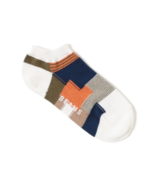 BEAMS パッチワーク風マルチカラーソックス 6足セット BEAMS パッチワーク風マルチカラーソックス 6足セット - メルカリ