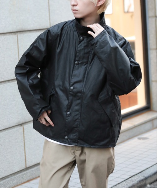 コート ジャケット 「Barbour」barbour os transport wax / MWX1678 メンズの画像