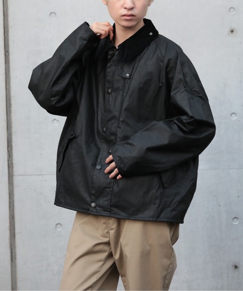 コート ジャケット 「Barbour」barbour os transport wax / MWX1678 メンズの画像