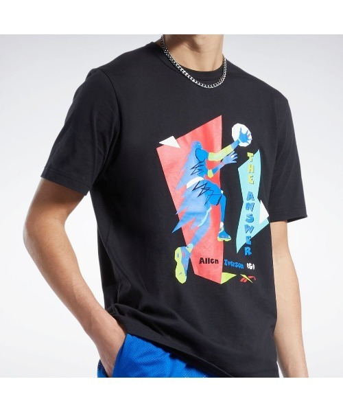 美品 NBA アレンアイバーソン ベースボール　ゲームシャツ Reebok B系 Reebok - NBA 76ers アレン・アイバーソン オーセンティック