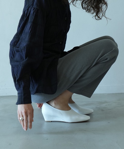 CLANE（クラネ） パンプス WEDGE SOLE SQUARE PUMPS : ZOZOTOWN Yahoo