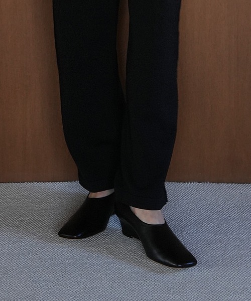 CLANE（クラネ） パンプス WEDGE SOLE SQUARE PUMPS : ZOZOTOWN Yahoo