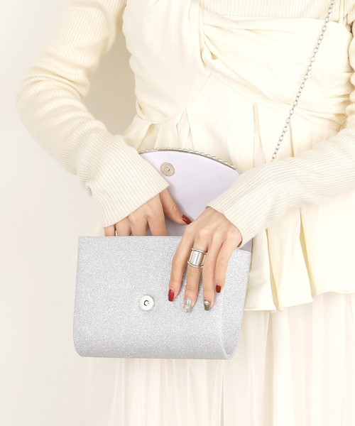 超ポイントアップ祭 ROOP TOKYO ショルダーバッグ バッグ 2WAY/キラキラショルダー バッグ