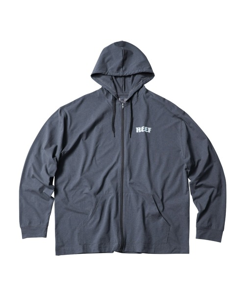 中古☆RASH REEF ラッシュガード 「REEF」HERITAGE LOGO RASH FRONT ZIP