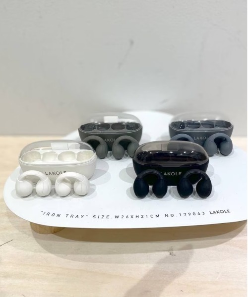 LAKOLE イヤホン ヘッドホン 耳をふさがない イヤフォン