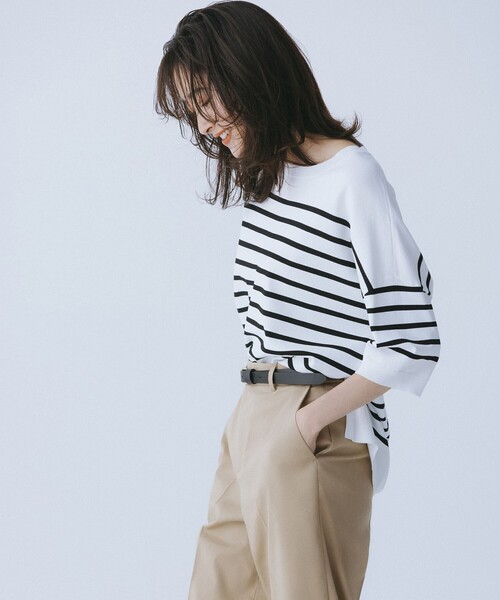 自由区 パンツ 「接触冷感・洗える」コットンサテンストレッチ