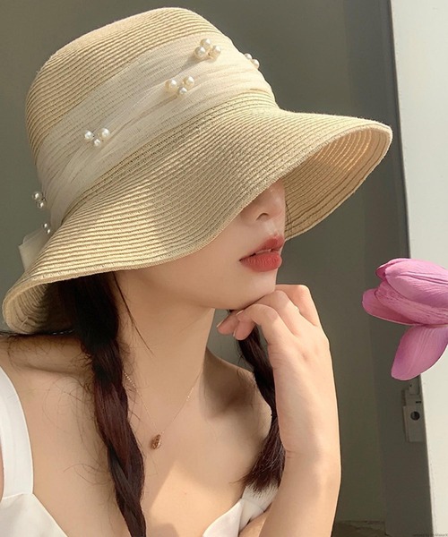TONE SELECT GOODS 麦わら帽子 帽子 ハット レディース pur chouchou