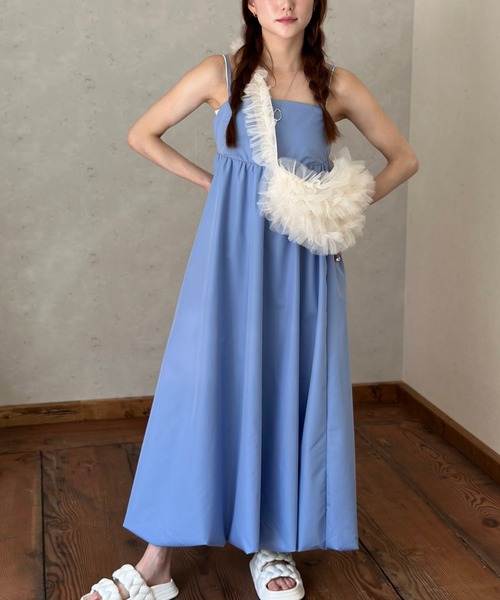 Per sist ence ワンピース ブロードバルーンキャミワンピース