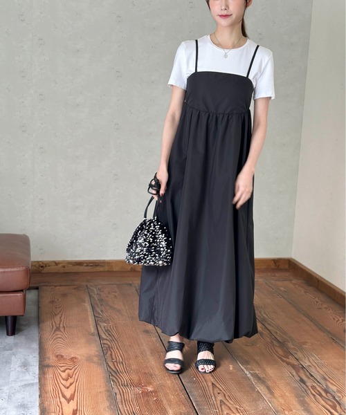 Per sist ence（パーシエンス） ワンピース 夏 ブロードバルーンキャミ