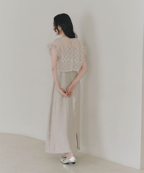 kaene ボリュームブラウスセットドレス kaene ドレス ボリュームブラウスセットドレス「結婚式 二次会