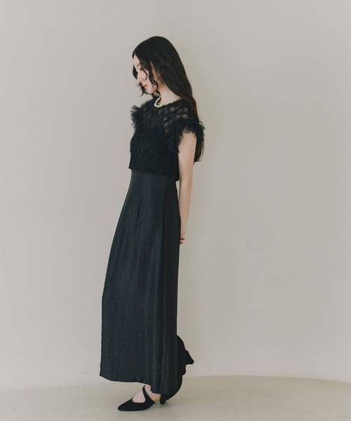 kaene ボリュームブラウスセットドレス kaene ドレス ボリュームブラウスセットドレス「結婚式 二次会