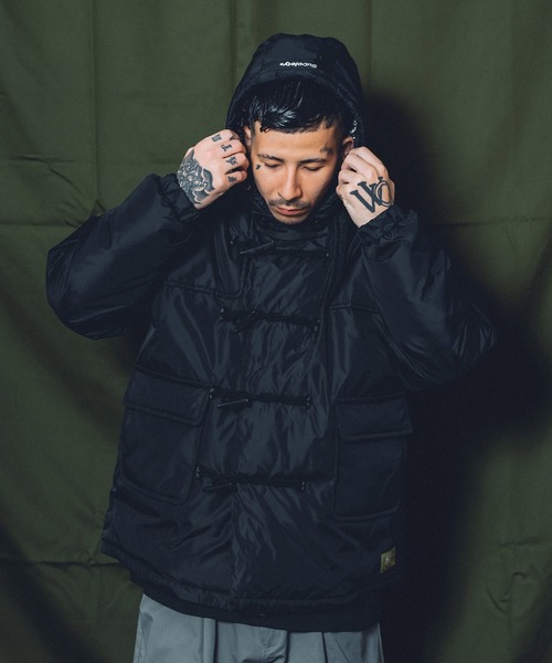 Subciety キルティングダウンジャケット 黒 Subciety（サブサエティ） ダウンジャケット ダウン DOWN DOFFLE JKT