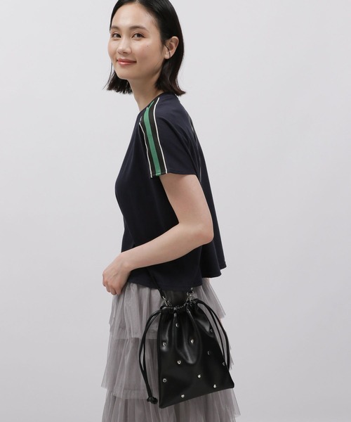 LAKOLE（ラコレ） ショルダーバッグ バッグ 2WAYスタッズ巾着