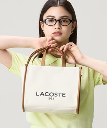 【美品】LACOSTE ラコステ ヘリテージ キャンバス トートバッグ 2way LACOSTE（ラコステ） トートバッグ ヘリテージキャンバス コットン