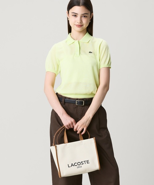 LACOSTE（ラコステ） トートバッグ ヘリテージキャンバス コットン