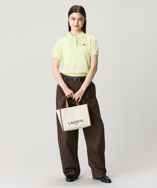 LACOSTE（ラコステ） トートバッグ ヘリテージキャンバス コットン