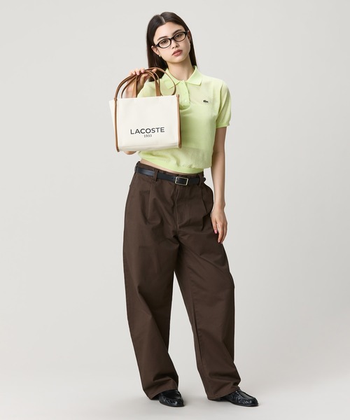 LACOSTE（ラコステ） トートバッグ ヘリテージキャンバス コットン