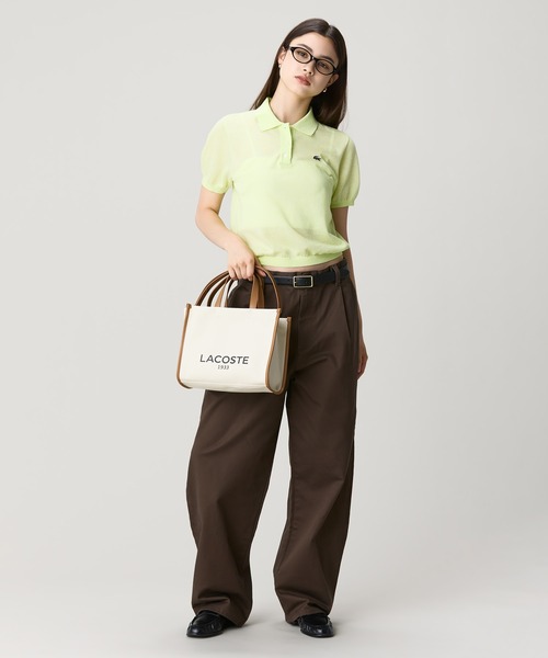 LACOSTE（ラコステ） トートバッグ ヘリテージキャンバス コットン