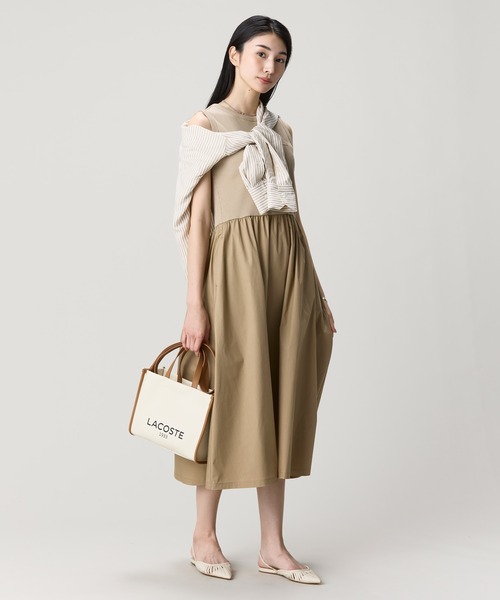 LACOSTE（ラコステ） トートバッグ ヘリテージキャンバス コットン