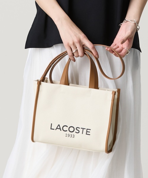 LACOSTE（ラコステ） トートバッグ ヘリテージキャンバス コットン