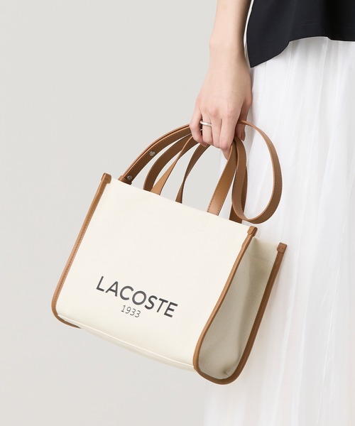 LACOSTE（ラコステ） トートバッグ ヘリテージキャンバス コットン