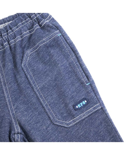 パンツ 90 KP BOY パンツ デニム風ニットツイルパンツ(90〜150) キッズ