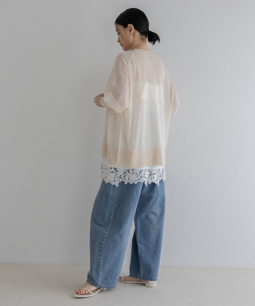 ジーンズ デニム デニムパンツ 「定番人気」Apbコクーンデニムパンツ「追加3」 レディースの画像
