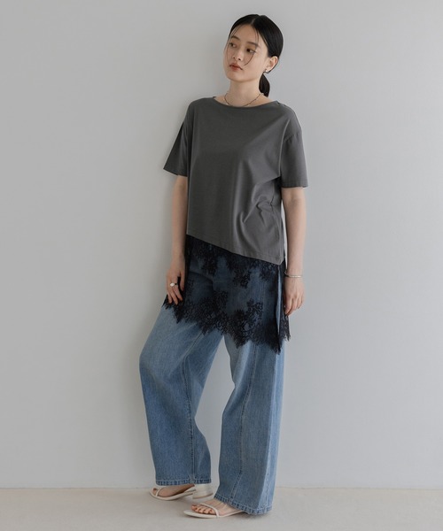 ジーンズ デニム デニムパンツ 「定番人気」Apbコクーンデニムパンツ「追加3」 レディースの画像