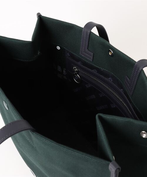 トートバッグ 「LACOSTE」HERITAGE CANVAS L SHOPPING BAG レディース メンズの画像