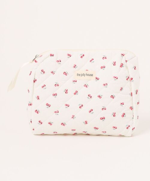 Pochi Pouch ポーチ Pouch/「3サイズ展開」花柄 キルティング