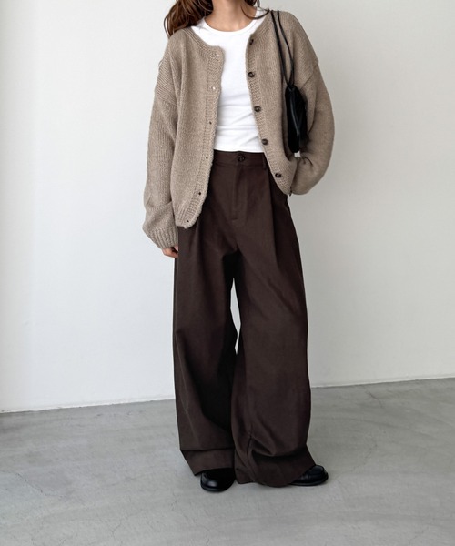 CANAL JEAN（キャナルジーン） カーディガン El mar アルパカ混クルー