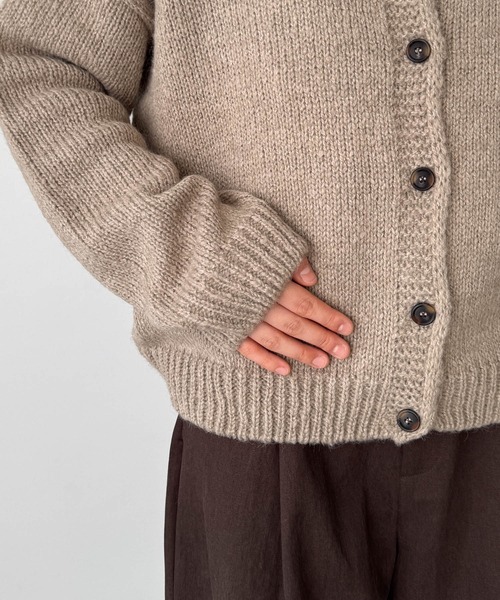 CANAL JEAN（キャナルジーン） カーディガン El mar アルパカ混クルー