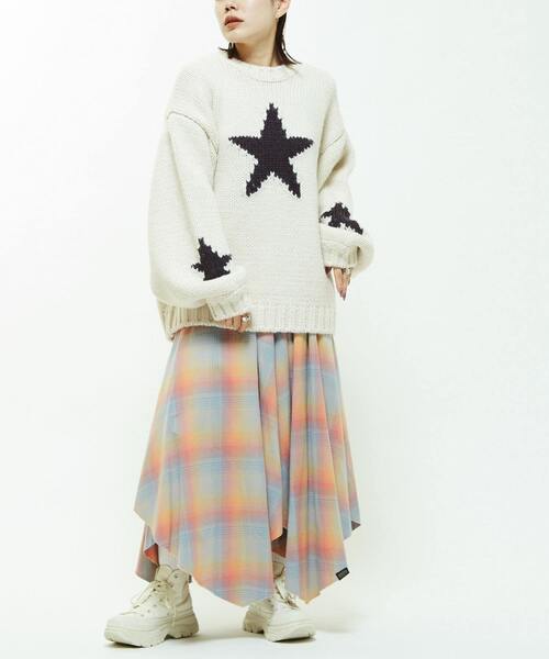 CONVERSE TOKYO スター ローゲージ プルオーバーニット CONVERSE TOKYO ニット セーター STAR LOWGAGE PULLOVER KNIT