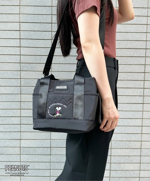 ❤peanuts＆LeSportsacコラボ2ウェイトートバッグ　70周年記念 LeSportsac レスポートサック 70周年 スヌーピー コラボ トート