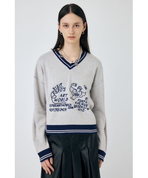 ニット セーター PU VINTAGE LIKE ニット レディース PROJECT U ニット セーター PU VINTAGE LIKE レディース