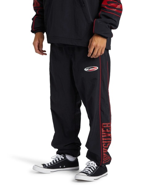 新品 クイックシルバー サイドライントラックパンツ ブラック メンズ XL Quiksilver パンツ GRIFF TRACK PANT/クイックシルバーロゴ