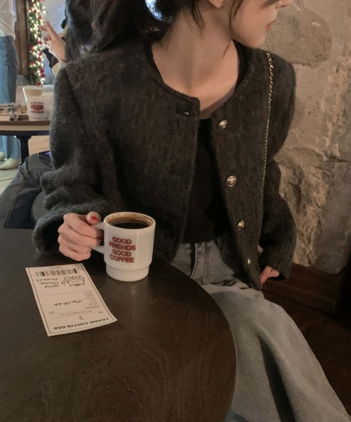 MAISON DE THERESE（メゾン ド テレーズ） ジャケット ノーカラー