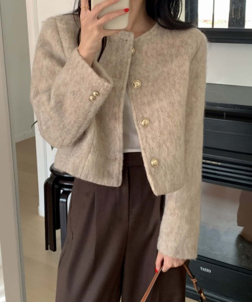 MAISON DE THERESE（メゾン ド テレーズ） ジャケット ノーカラー