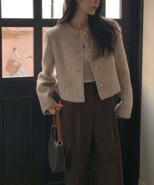 MAISON DE THERESE（メゾン ド テレーズ） ジャケット ノーカラー