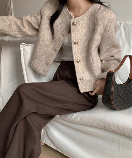 MAISON DE THERESE（メゾン ド テレーズ） ジャケット ノーカラー