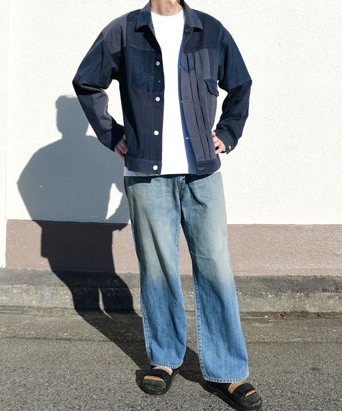 Johnbull デニムジャケット gジャン 「rebear by Johnbull